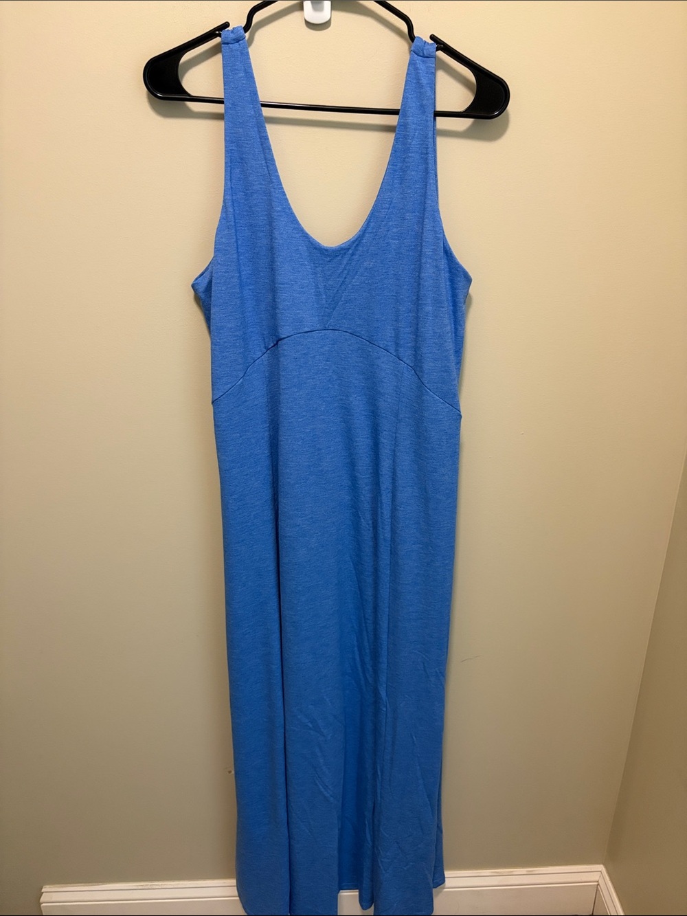 HALARA Blue Sleeveless Maxi Dress